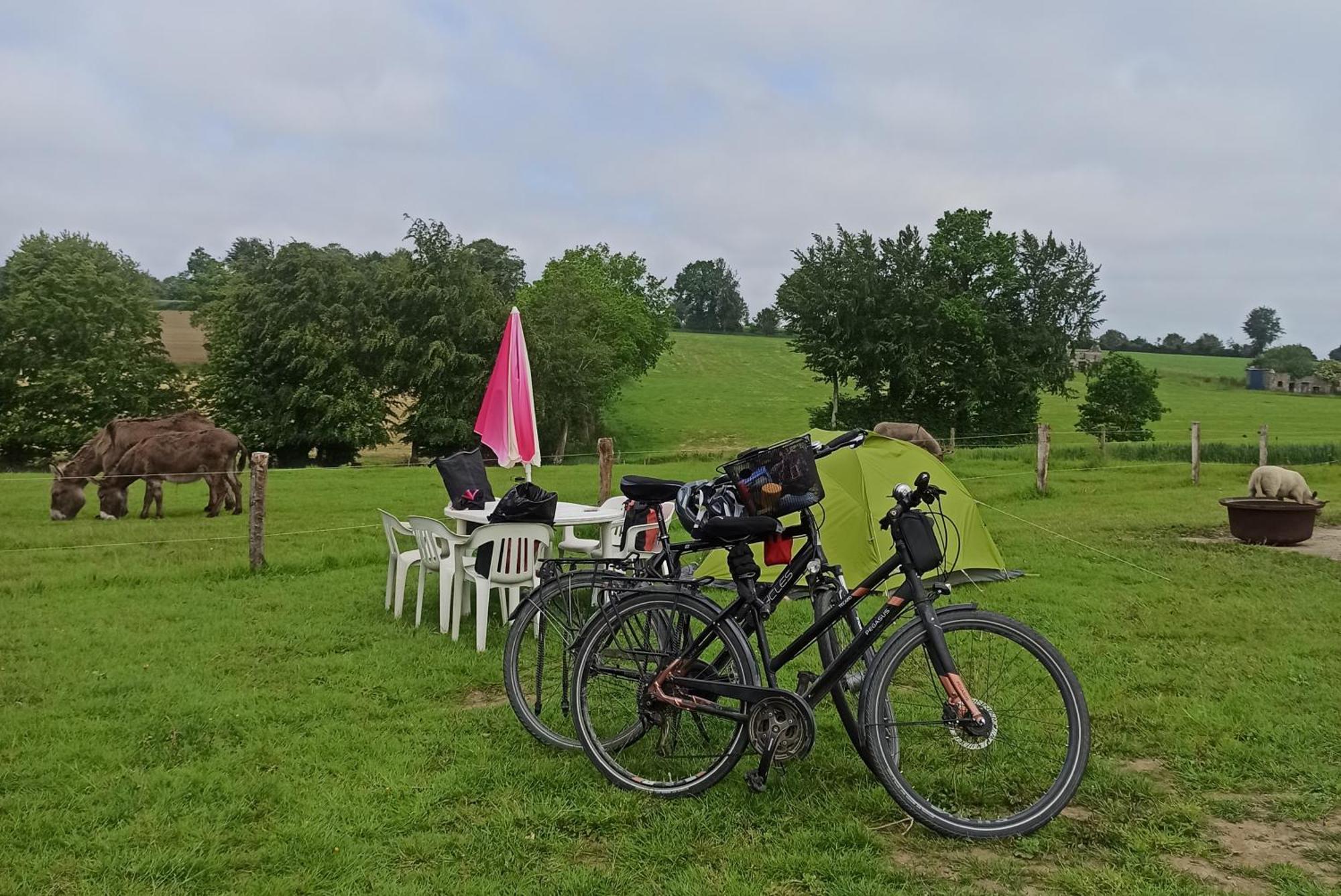 La Billardiere Camping A La Ferme Le Menil-Ciboult Exteriér fotografie