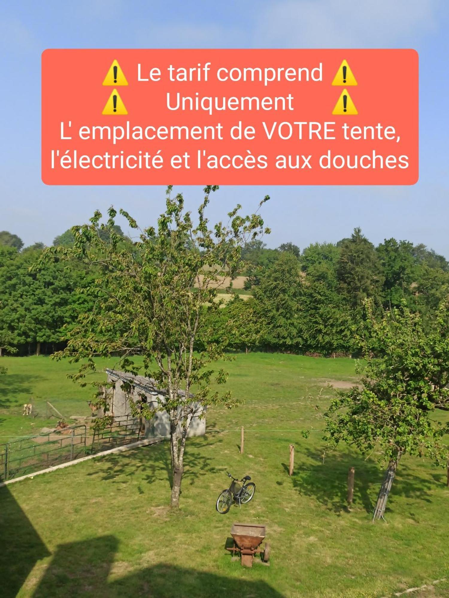 La Billardiere Camping A La Ferme Le Menil-Ciboult Exteriér fotografie