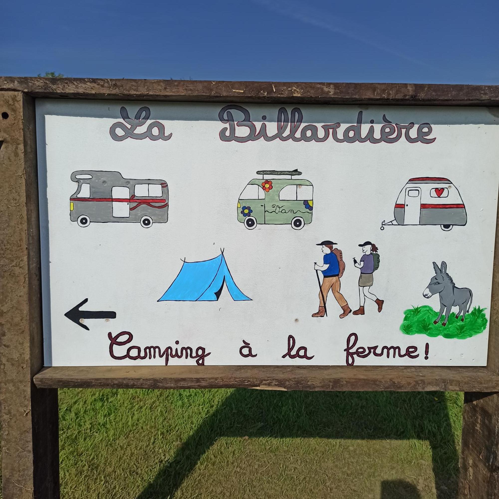 La Billardiere Camping A La Ferme Le Menil-Ciboult Exteriér fotografie